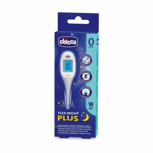 Chicco Flex Night Plus klinikai lázmérő - éjszakai
10 mp 0+