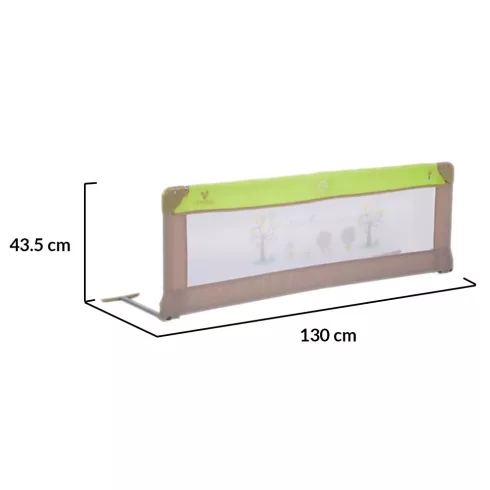 Cangaroo Bed rail leesésgátló 130x43,5 cm - zöld