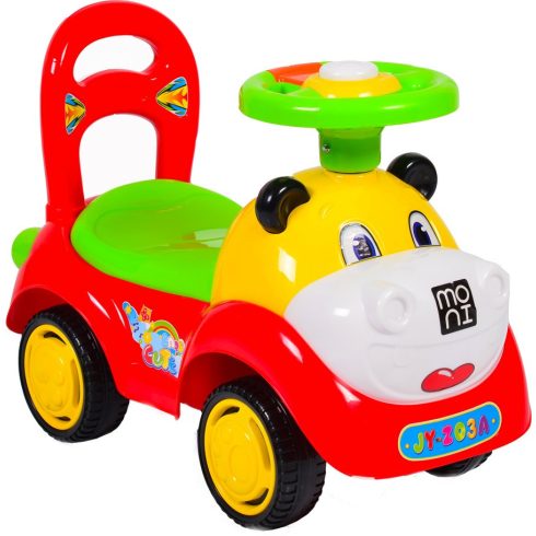 Moni SUPER CAR zenélős bébitaxi piros 18 hó+ 