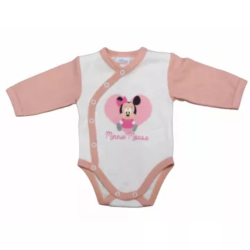Disney Minnie elöl patentos hosszú ujjú body (62)