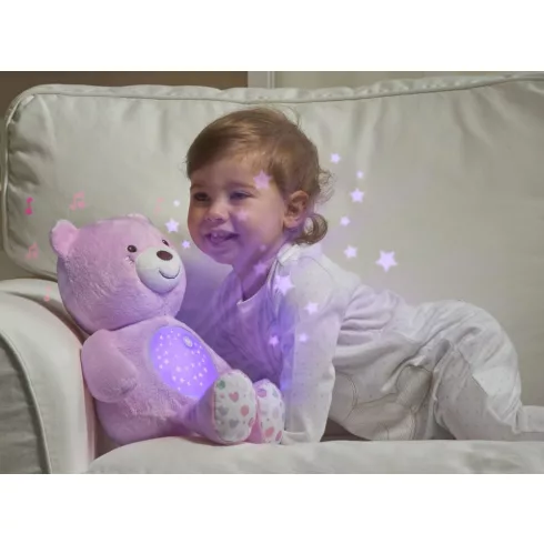 Chicco Baby Bear plüss maci projektor  neutral