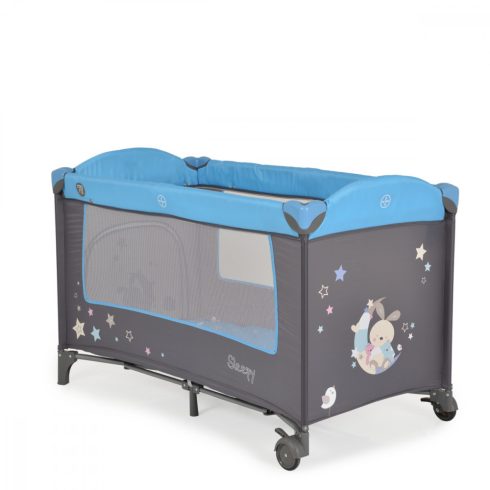 Moni Sleepy multifunkciós utazóágy - kék