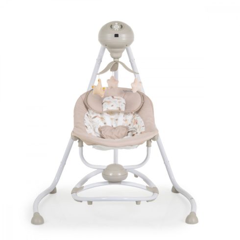 Cangaroo Woodsy 2in1 elektromos hinta és etetőszék - bézs
