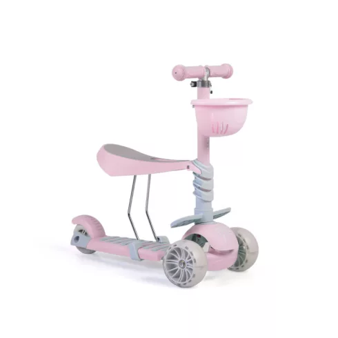 Moni Bubblegum 2IN1 ráülős roller - Rózsaszín 