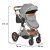 Moni Alma babakocsi + hordozó - Sötét szürke 