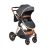 Moni Alma babakocsi + hordozó - Fekete