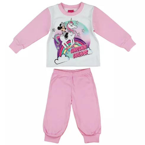 Disney Minnie és unikornis lányka 2 részes pizsama (80)