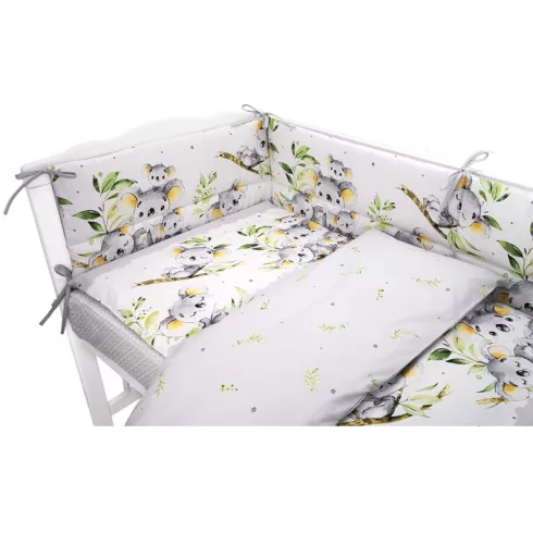 Baby Shop 6 részes babaágynemű - szürke koala maci