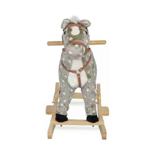Moni Spotty Hintaló 70 cm - pöttyös szürke