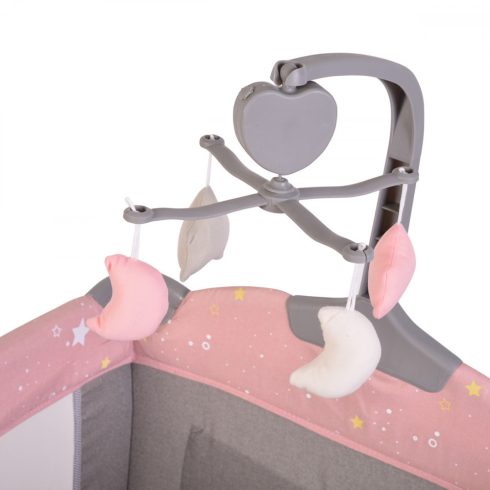 Cangaroo Once upon a time 2 multifunkciós utazóágy - pink