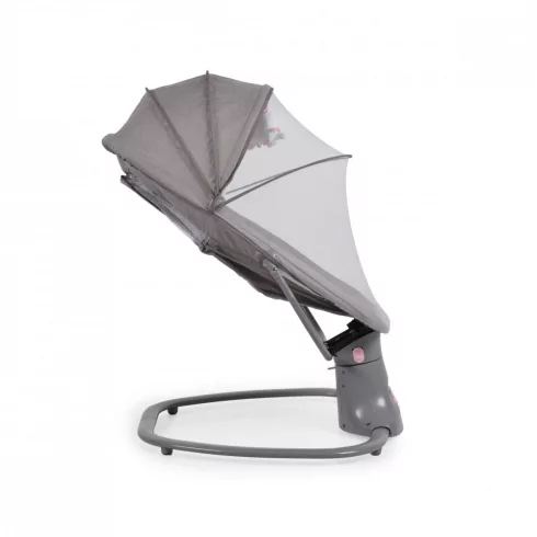 Cangaroo Axel 2 in1 elektromos hinta és pihenőszék - szürke/rózsaszín 
