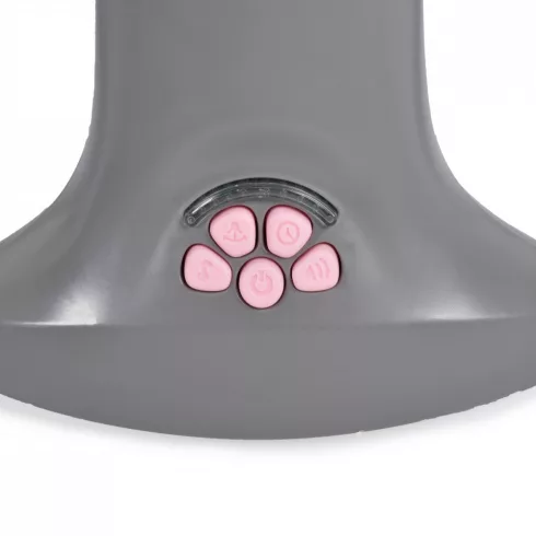 Cangaroo Axel 2 in1 elektromos hinta és pihenőszék - szürke/rózsaszín 