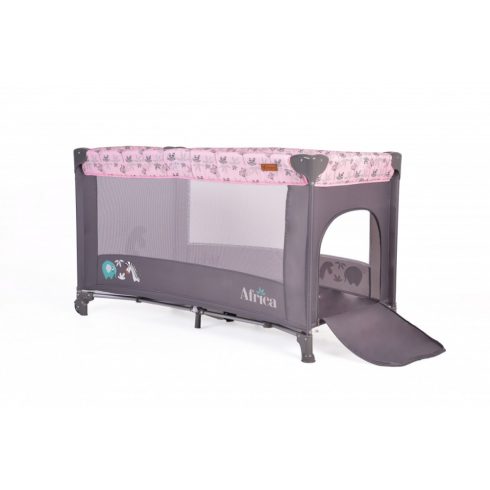 Cangaroo Africa 1 szintes utazóágy - rózsaszín