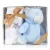 Cangaroo wellsoft takaró 90x75 cm plüss játékkal kék maci