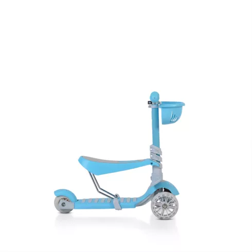 Moni Bubblegum 2IN1 ráülős roller - Kék