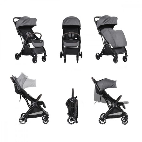Cangaroo Easy Fold sport babakocsi - szürke 