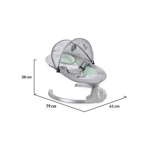 Moni Ari 2 in1 elektromos hinta és pihenőszék - menta