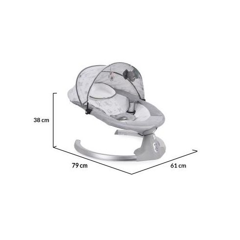 Moni Ari 2 in1 elektromos hinta és pihenőszék - szürke