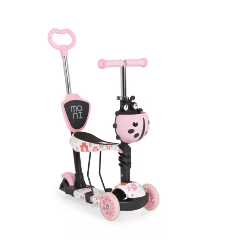 Moni Lollipop roller üléssel katicás rózsaszín 