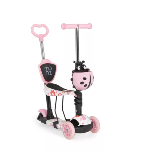 Moni Lollipop roller üléssel katicás rózsaszín 