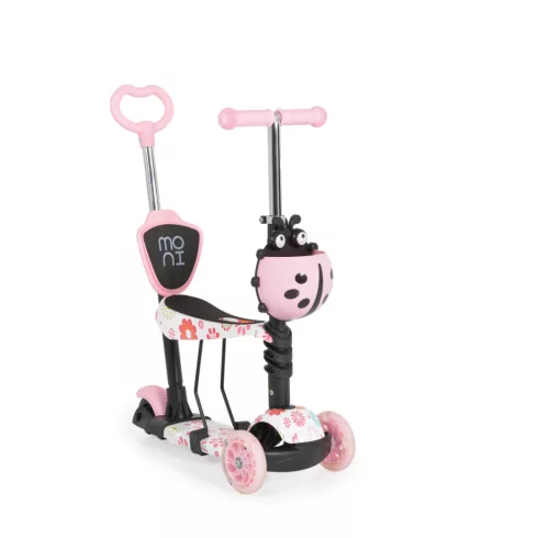 Moni Lollipop roller üléssel katicás rózsaszín 