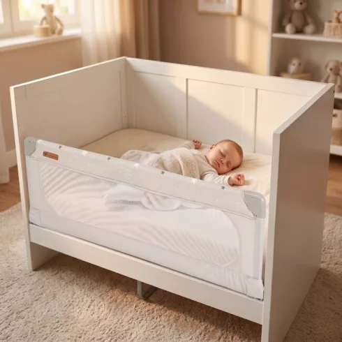 Cangaroo Bed rail leesésgátló 130x43,5 cm - szürke 