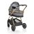 Cangaroo Hydra 3in1 babakocsi i-size hordozóval - Szürke