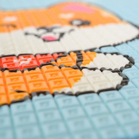 Moni Toys kétoldalas játszószőnyeg 180x100 cm - kék