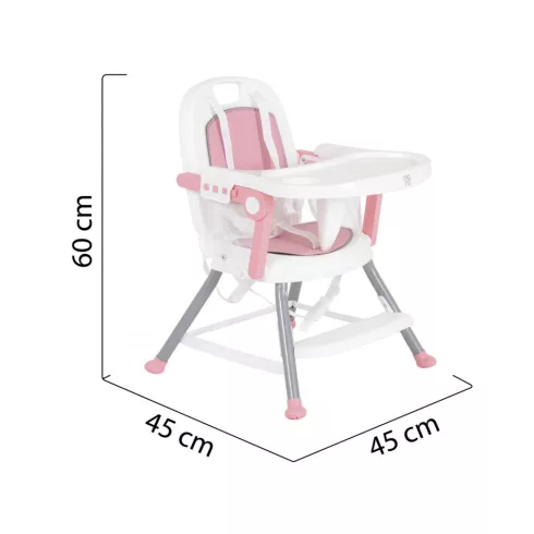 Moni Amaretti 3in1 etetőszék - Rózsaszín 