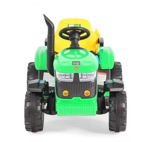 Moni Rancher elektromos traktor utánfutóval - Zöld