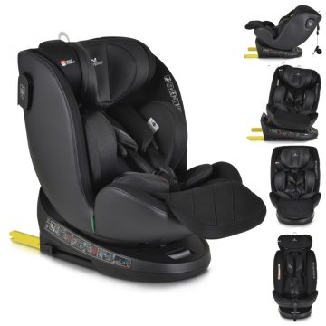   Cangaroo CASTOR i-Size Isofix gyermekülés (40-150 cm) - Fekete