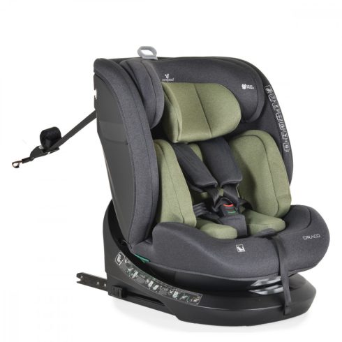 Cangaroo Draco i-Size Isofix gyermekülés (40-150 cm) - Olívazöld