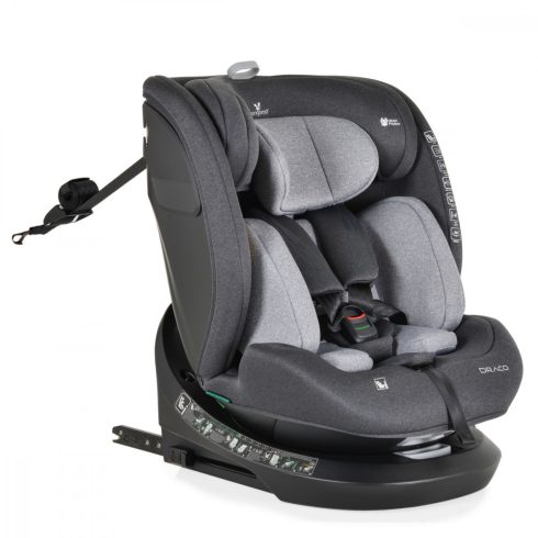 Cangaroo Draco i-Size Isofix gyermekülés (40-150 cm) - Szürke
