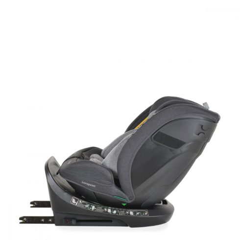 Cangaroo Draco i-Size Isofix gyermekülés (40-150 cm) - Szürke