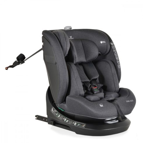 Cangaroo Draco i-Size Isofix gyermekülés (40-150 cm) - Fekete