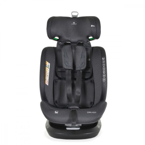 Cangaroo Draco i-Size Isofix gyermekülés (40-150 cm) - Fekete