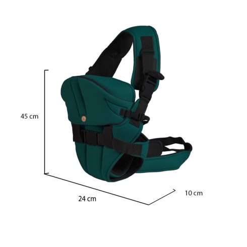 Cangaroo CARRY GO  hordozó/kenguru 3,6-13 kg - Zöld