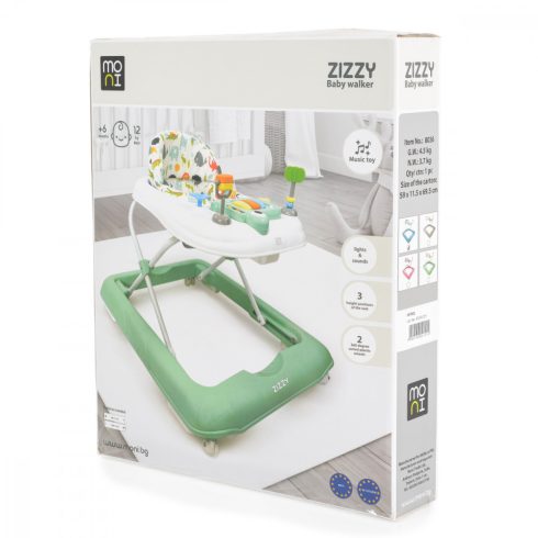 Moni ZIZZY bébikomp zenélős,3 pozícióban állítható magasság - pink