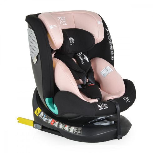 Moni Serengeti i-Size Isofix gyermekülés (40-150 cm) - Rózsaszín 