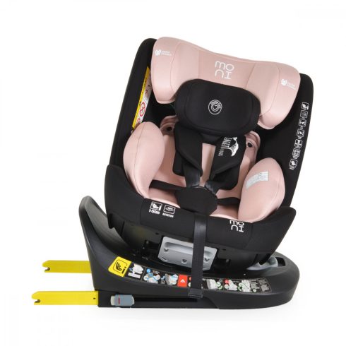 Moni Serengeti i-Size Isofix gyermekülés (40-150 cm) - Rózsaszín 