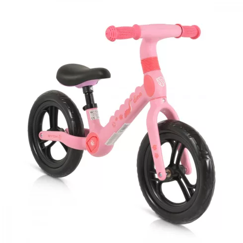 Byox Dino futóbicikli 12" - pink