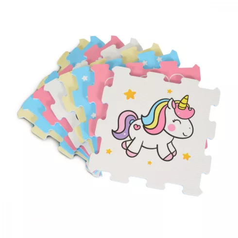 Moni Toys szivacs puzzle 8 db-os - Unikornis