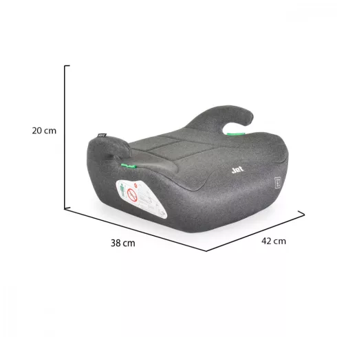 Moni Jet i-Size ülésmagasító 125-150 cm  - Sötétszürke