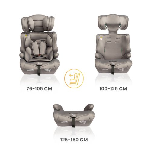 Caretero Falcon i-Size biztonsági autósülés  76-150 cm - Grey