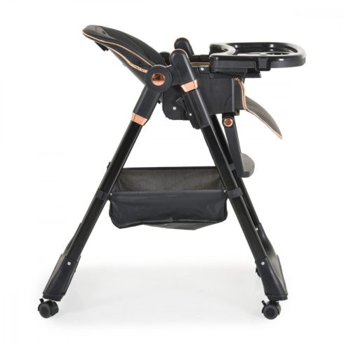 Moni LINDO multifunkciós etetőszék (ajándék szilikon előke, kanál és villa) - Fekete