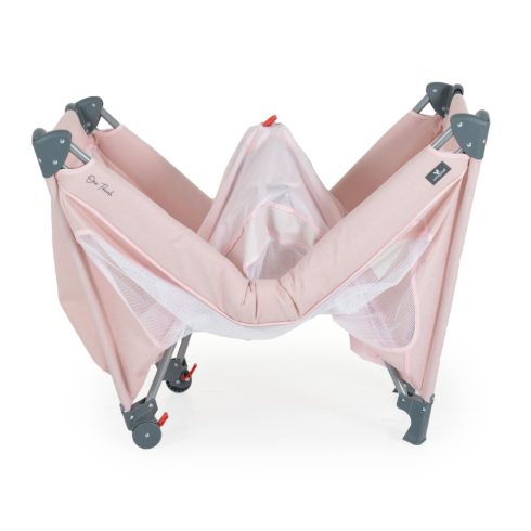 Cangaroo One Touch 1 szintes utazóágy egy kézzel csukható - Rózsaszín