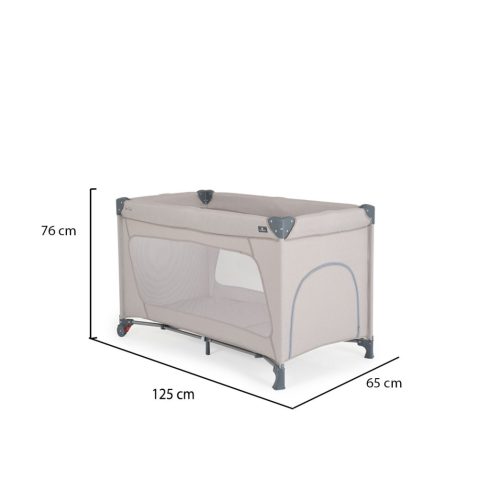 Cangaroo One Touch 1 szintes utazóágy egy kézzel csukható - V.szürke