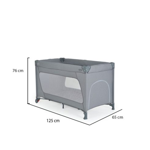 Cangaroo One Touch 1 szintes utazóágy egy kézzel csukható - S.szürke