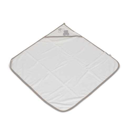 Cangaroo Cute Bear kapucnis törölköző 100x100 cm - fehér