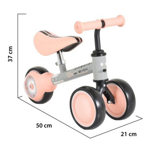 Byox Wee mini futóbicikli - rózsaszín 